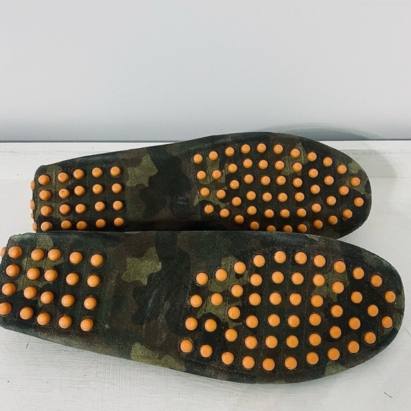 Johnnie-O Getaway Driver Camo Casual Slip On Mocs Moccasins Shoes Men’s Size 12M - Picture 10 of 14